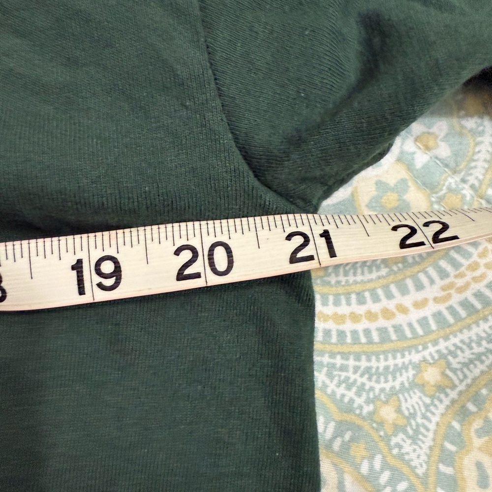 Green Baylor University Bears Lace-Up T-Shirt Large - Picture 4 of 5